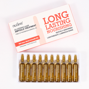 10ml * 10 all'ingrosso visibilmente leviga l'olio per capelli migliorare la lucentezza trattamento dei capelli ampolle di olio di Argan per la crescita dei capelli in modo sano - Product Image 1