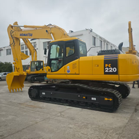 Excavatrices sur chenilles hydrauliques Komatsu d'occasion de haute qualité PC120 PC200 PC220 PC350 PC450 à bas prix à vendre