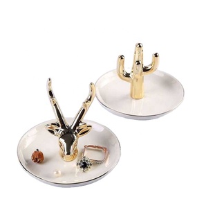 <strong>Ceramic</strong> Jewellery Tray Home Furnishings Jewellery <strong>Box</strong> Jewellery Rack Ring Rack Storage Rack Crafts - Product Image 3