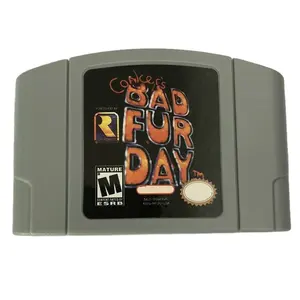 Retro hot seller giochi Conker Bad Fur Day gioco cartuccia di carte per N64