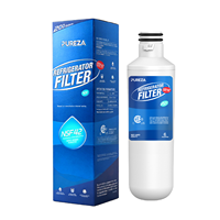 Filtre à eau pour réfrigérateur PUREZA, remplacement CTO Z045N, certifié NSF, charbon actif, durée de vie du filtre de 6 mois pour L-T1000-P