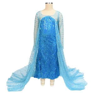 Costume di <span class=keywords><strong>Elsa</strong></span> <span class=keywords><strong>Frozen</strong></span>, Abiti da Principessa <span class=keywords><strong>Anna</strong></span> per Bambine, Set di Vestiti Estivi alla Moda per Bambini <span class=keywords><strong>e</strong></span> Neonati - Product Image 4