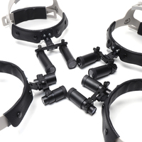 Loupe binoculaire dentaire 6X à fixation sur casque, microscope dentaire, loupe Kepler à fixation sur tête