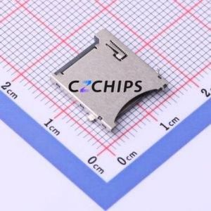 HYCW143-TF09-135B SD Card / Memory Card Connector Through hole Connector Self-Return Type MicroSD Card TF Card Card Holder With - Product Image 1