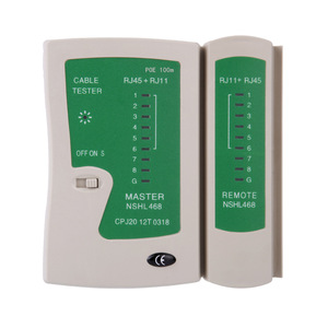 Ağ 468 kablo test cihazı RJ45 Ethernet kablosu test cihazı Cat5/<span class=keywords><strong>Cat6</strong></span>/Cat7 LAN & RJ11 telefon kablo test cihazı telekom parçaları için - Product Image 3