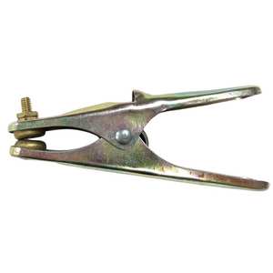 Pince de terre avec shunt tressé en acier et cuivre pour le soudage - Product Image 1