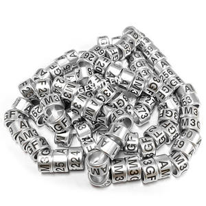 Rvs Falcon Been <span class=keywords><strong>Bands</strong></span> Hard Materiaal Metalen Duivenringen - Product Image 4