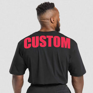 Camisetas Deportivas para Hombre, Nueva Llegada, Logotipo Personalizado, 100% Algodón Tejido, 240g, Secado Rápido, Ecológicas, Corte Holgado - Product Image 5