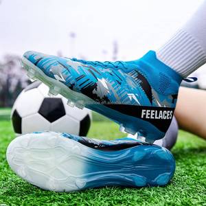 Wholesale Men's Soccer Shoes Indoor/Outdoor <strong>Football</strong> Cleats Big <strong>Size</strong> Boys' Training <strong>Boots</strong> with Rubber and Mesh Insole - Product Image 3