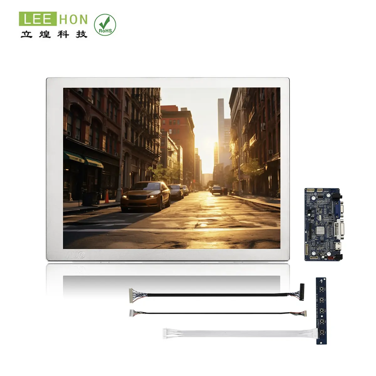 AUO 6,5 Zoll Original-LCD-Bildschirm 640 × 480 VGA LVDS 20 Pins Außenbereich 65 Zoll LCD-Panel TFT-LCD-Display