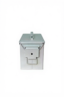 Boîte de rangement anti-explosion pour modèles RC, grande capacité, boîte à munitions métallique scellée, étanche, indice de protection IP 65, argent