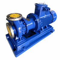 Pompe centrifuge à moteur basse pression monophasée OEM pour l'industrie chimique et le traitement de l'eau industrielle