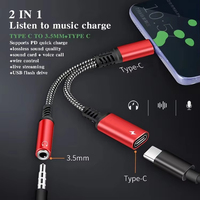 Zeniqeen Câble USB C de Meilleure Qualité Adaptateur de Chargeur pour Casque Type C vers Aux Prise Micro avec Charge Rapide PD Câble Numérique USB-C