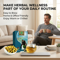 Teh Herbal Pendingin Winstown OEM untuk Kesehatan, dengan Kandungan Krisan, Andrographis, Hedyotis Diffusa, Licorice, dan Teh Hijau