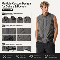 Gilet de sport unisexe d'été ultraléger à séchage rapide et réfléchissant sans manches – Vente en gros par les fournisseurs d'usine