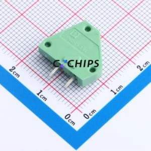 1704978 Spring Terminal Block Through hole Component (THT),P=3.81mm Connector Green Through Hole 1P 1 - Product Image 1