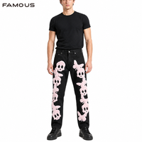 Pantalon cargo décontracté pour homme, coupe droite, multi-couleurs, imperméable, avec broderie 3D en peluche, de l'usine Tianan