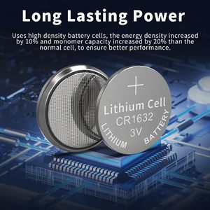 Paquete de 1 batería de litio PKCELL <span class=keywords><strong>CR</strong></span> <span class=keywords><strong>1632</strong></span> 3V con 5 unidades para electrónica de consumo y electrodomésticos - Product Image 4