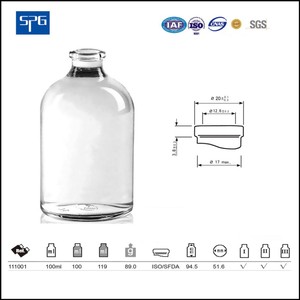 Flacon d'injection moulé 50ml pour antibidons de Type I II III - Product Image 5