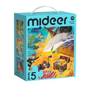 MIDEER Level up Puzzle : Nouveau sac <span class=keywords><strong>de</strong></span> rangement, jeu <span class=keywords><strong>de</strong></span> puzzle cognitif à thème dessin animé - Product Image 3