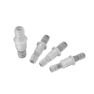 Chang En Hose Barb Thru-Bulk Bulkhead Fitting Plastic Straight Union Adapter Fitting for Water/Fuel/Air