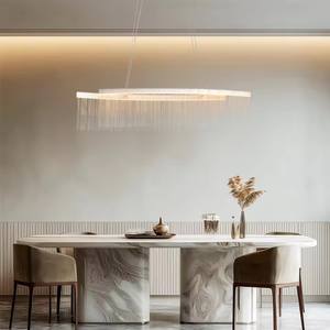 Lustres modernes à pampilles LED pour cuisine, bureau commercial et salle à manger, <span class=keywords><strong>avec</strong></span> chaîne à pampilles - Product Image 5