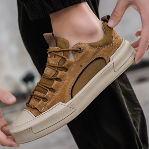 Neue Modelle Sneakers aus Naturleder Hochwertige Echtleder-Freizeitschuhe Bekannte Marke Baskets En Cuir Fabrik 2025 - Product Image 4