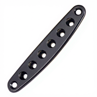 Electric Guitar Zinc Alloy Bridge Through String Thru Nut and Bushing