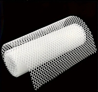 Grillage de sol plat en plastique blanc ou vert pour cages à poulets/volailles, idéal pour l'élevage de poulets