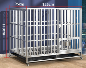 Grande <span class=keywords><strong>cage</strong></span> pour chien en acier inoxydable 304 super solide de haute qualité - Product Image 5