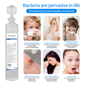 <span class=keywords><strong>Solution</strong></span> <span class=keywords><strong>saline</strong></span> d'usine OEM 0,9% 500 ml Portable jetable 5 ml Peut être atomisée dans les poumons Fabriqué en Chine - Product Image 5