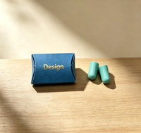 Ensemble cadeau d'écouteurs personnalisés avec boîte en papier à design personnalisé pour la promotion de la marque, écouteurs personnalisés en cadeau