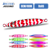 Leurre de pêche en haute mer MISTER JIGGING 200-700g, jigs verticaux pour thon en eau salée, jigs métalliques à coulée rapide