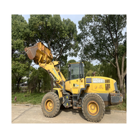 Chargeur frontal sur pneus Komatsu WA320 de 3 tonnes 4 tonnes 5 tonnes bon marché chargeur frontal japonais à usage agricole de haute qualité moteur d'origine 114kw
