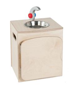 Juego interactivo de madera moderno para niños en edad preescolar, cocina de jardín de infantes, juego de rol, desarrollo práctico, baño, cocina - Product Image 3