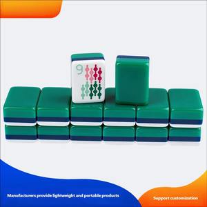 Jeu de <span class=keywords><strong>Mahjong</strong></span> Américain Classique Lisse à 4 Couches en Acrylique Personnalisable, Mini Jeu de <span class=keywords><strong>Mahjong</strong></span> Portable pour Soirées de Jeu Adultes et Famille - Product Image 3