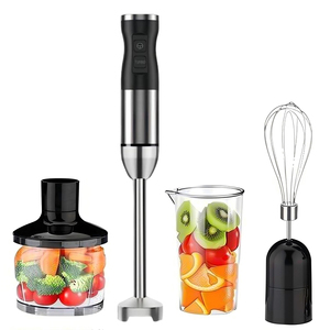 Mixeur Plongeant Électrique Manuel Professionnel Portable en Métal pour Cuisine, Ensemble de Mixeur Plongeant Manuel Mini pour Émulsions - Product Image 1