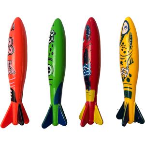 Juego de juguetes de buceo para niños transfronterizos 2025, lanzador de torpedo sumergible, anillo de buceo, Tesoro submarino al aire libre de verano - Product Image 5