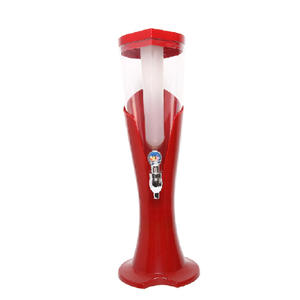 Accessoires de boissons en plastique 3L Tour de bière à double robinet clignotant pour distributeur de boissons Gaffel Becker Co <span class=keywords><strong>Ganter</strong></span> Brewery - Product Image 4