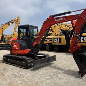 รถขุดขนาดเล็ก Kubota U55 5.5 ตัน พร้อมบูมออฟเซ็ต ได้รับการรับรองมาตรฐาน CE และ EPA มีจำหน่าย - Product Image 1