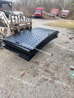 Tapis de protection du sol en HDPE 2,4x1,2m pour l'entretien des arbres, tapis de support pour grue, tapis routiers