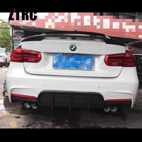 Pour BMW Série 3 F30 F35 2011-2016, diffuseur arrière en fibre de carbone style PH, finition polie, technologie sous vide, kit de pare-chocs facile à installer