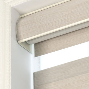 Prix usine professionnel grande usine stores de protection de la vie privée sans perceuse stores électriques zébrés par mesures - Product Image 6