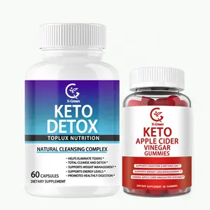 गर्म बेचने OEM Keto Detox गोलियाँ उन्नत सफाई निकालने 1532 Mg पेट के Cleanser सूत्र का उपयोग Ketosis और Ketogenic आहार