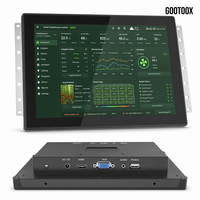 Monitor de pantalla táctil de 7/10.1/13.3/15.6/21.5 pulgadas, capacitivo integrado, para máquina de transacciones bancarias ATM, delgado.