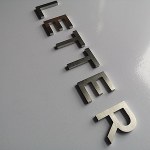 De corte por láser de la <span class=keywords><strong>A</strong></span> la <span class=keywords><strong>Z</strong></span> 3D árabe cartas para oficina pared decoración de la habitación - Product Image 3