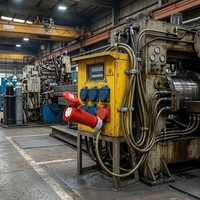 Connecteur femelle industriel CHENF haute fiabilité IP67 16A avec broches en cuivre pur et boîtier ignifuge pour l'exploitation minière et les champs pétrolifères