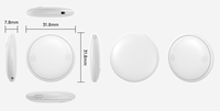 Bluetooth GPS Tag Pet Bagages Key Tracking Device Android, IOS App View