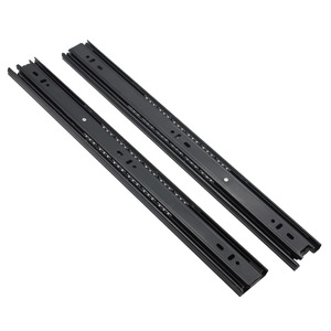 Rieles telescópicos para cajones, correderas telescópicas con rodamientos <span class=keywords><strong>de</strong></span> bolas, deslizadores para muebles, rieles deslizantes para cajones - Product Image 1