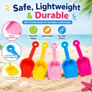 Wholesale Small-sized Plastic Beach Shovels, 19 Cm, <b>Cheap</b> Shaping Shovels, Kids' <b>Sand</b> Digging Tools and Beach Toys - Product Image 3